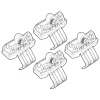 Kit de montaj pentru bare Alumia, Quadra, Silenzio C191 - Land Rover Discovery Sport 5p 02/15>09/19, Discovery Sport 5p 10/19>