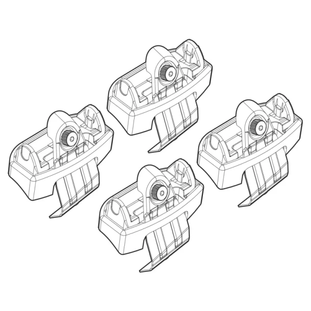 Kit de montaj pentru bare Alumia, Quadra, Silenzio C194 - Audi A6 4p 04/11>10/14, A6 4p 11/14>03/16, A6 4p 04/16>06/18