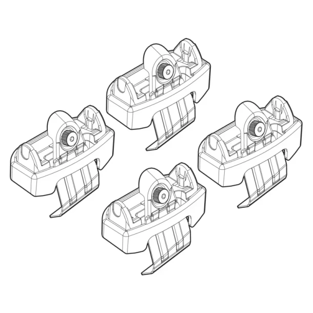 Kit de montaj pentru bare Alumia, Quadra, Silenzio C195 - Mazda 6 4p 01/13>01/15, 6 4p 02/15>10/18, 6 4p 11/18>12/22