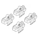 Kit de montaj pentru bare Alumia, Quadra, Silenzio C210 - Ford Ka+ 10/16>08/18, Ka+ 09/18>09/19