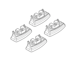 Kit de montaj pentru bare Alumia, Quadra, Silenzio C220 - Bmw Serie 5 (G30) 02/17>07/20, Serie 5 (G30) 08/20>08/23