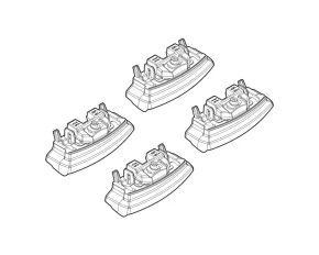 Kit de montaj pentru bare Alumia, Quadra, Silenzio C224 - Kia Ceed 5p 10/18>09/21, Ceed 5p 10/21>04/26
