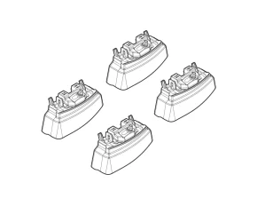 Kit de montaj pentru bare Alumia, Quadra, Silenzio C228 - Mercedes Classe B 02/19>09/22, Classe B 10/22>