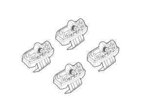 Kit de montaj pentru bare Alumia, Quadra, Silenzio C234 - Lancia Nuova Ypsilon 5p 05/24>, Opel Corsa F 5p 09/19>06/23, Opel Corsa F 5p 07/23>, Peugeot 208 5p 11/19>08/23, 208 5p 09/23>