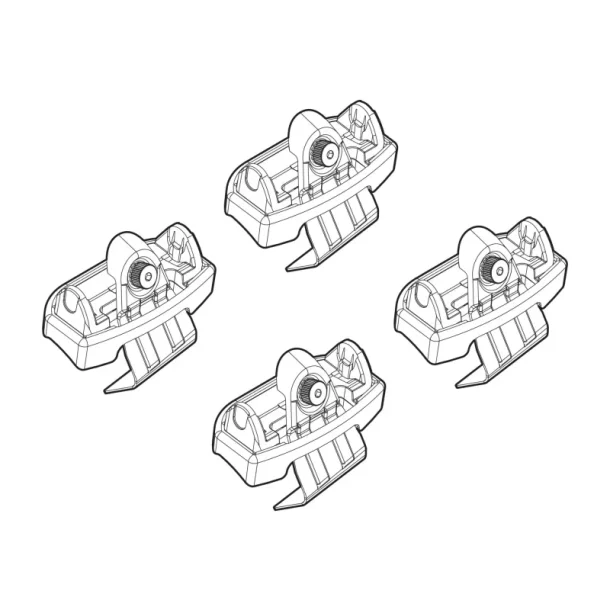 Kit de montaj pentru bare Alumia, Quadra, Silenzio C234 - Lancia Nuova Ypsilon 5p 05/24>, Opel Corsa F 5p 09/19>06/23, Opel Corsa F 5p 07/23>, Peugeot 208 5p 11/19>08/23, 208 5p 09/23>