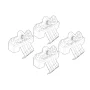 Kit de montaj pentru bare Alumia, Quadra, Silenzio C247 - Mazda 2 Hybrid 12/21>12/23, 2 Hybrid 01/24>, Toyota Yaris 09/20>12/23, Yaris 01/24>