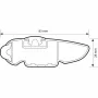 Silenzio CX, set complet de bare portbagaj din aluminiu - 104 cm + 99 cm - Origine RF - C180 - Mazda CX-3 2015-2022 - Acoperis standard