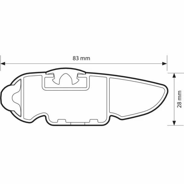 Silenzio CX, set complet de bare portbagaj din aluminiu - 99 cm + 99 cm - Origine RF - C155 - Mitsubishi ASX 2010-2021 - Puncte fixe