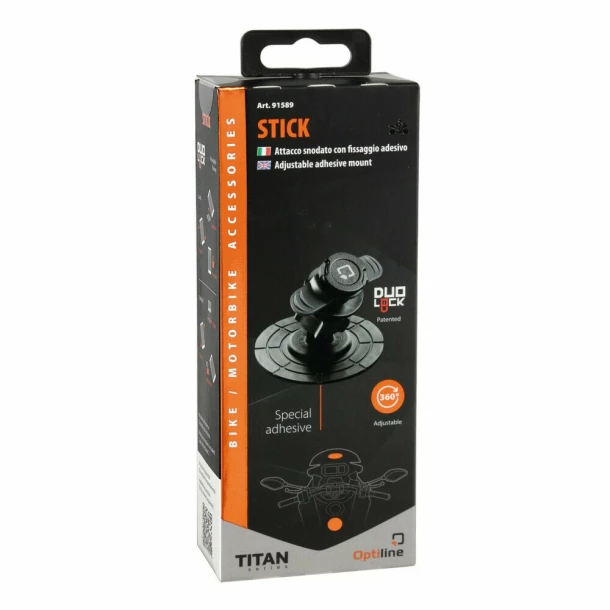Titan Stick, állítható ragasztható Duolock tartó telefonhoz és akciókamerához