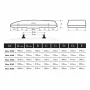 Box 333, ABS roof box, 333 ltrs - Embossed black