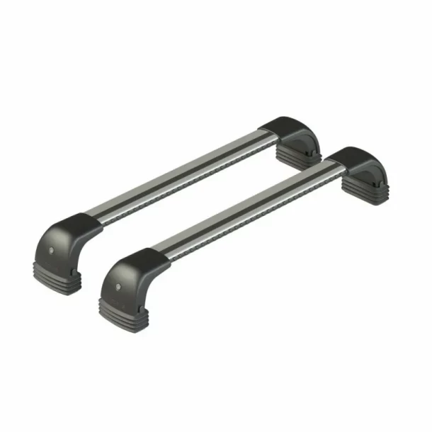 Silenzio CX, set complet de bare portbagaj din aluminiu - 89 cm + 89 cm - Origine RF - C027 - Mazda 6 4p 2003-2008 - Puncte fixe