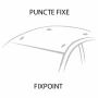 Silenzio CX, set complet de bare portbagaj din aluminiu - 99 cm + 94 cm - Origine RF - C027 - Kia Cee'd 5p 2007-2012 - Puncte fixe