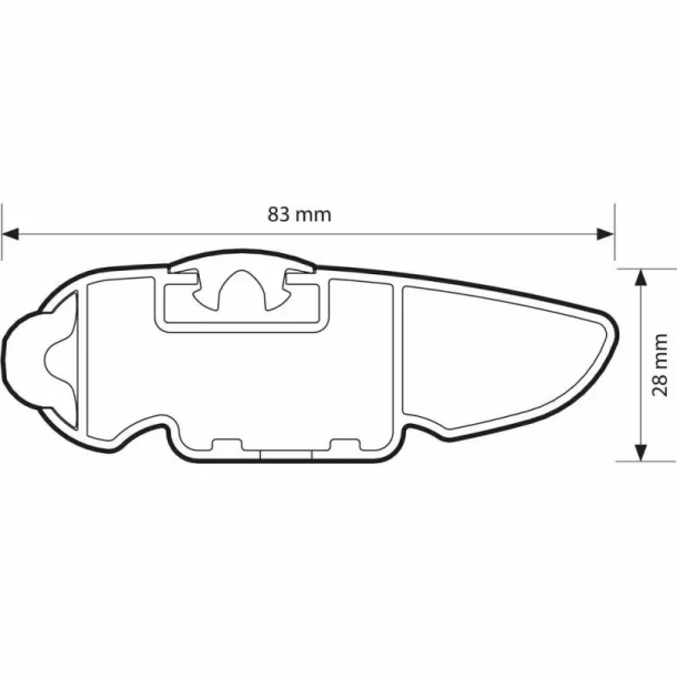 Silenzio CX, set complet de bare portbagaj din aluminiu - 99 cm + 99 cm - Origine RF - C137 - Renault Koleos 2008-2014 - Puncte fixe