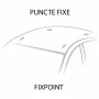 Silenzio CX, set complet de bare portbagaj din aluminiu - 94 cm + 89 cm - Origine RF - C059 - BMW Serie 3 Compact (E46) 2000-2005 - Puncte fixe