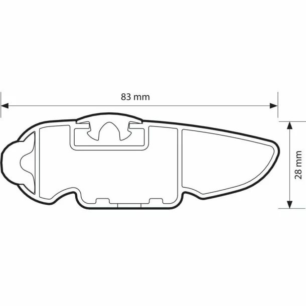Silenzio CX, set complet de bare portbagaj din aluminiu - 109 cm + 99 cm - Origine RF - C022 - Volkswagen Golf V 3p 2003-2008 - Acoperis standard
