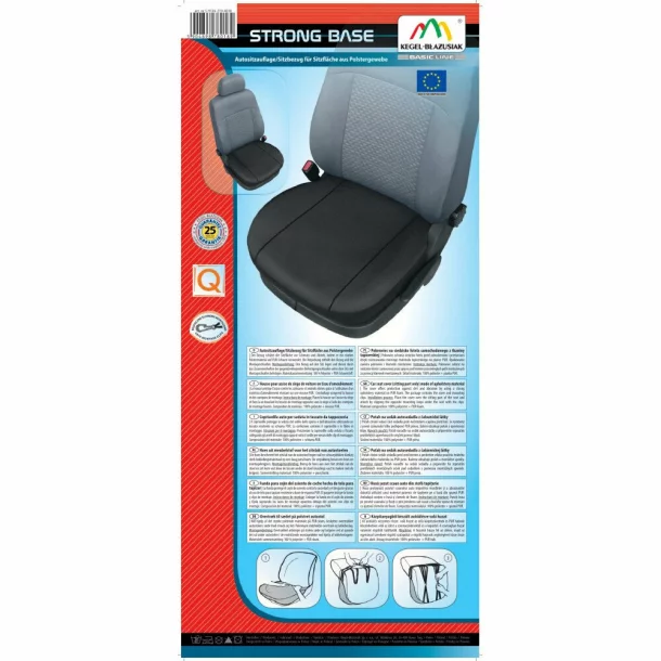 Husa scaun auto doar partea de sezut, confectionata din material textil pentru tapiterie, Strong Base, 1buc