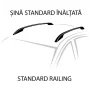 Silenzio CX, set complet de bare portbagaj din aluminiu - 104 cm + 94 cm - Origine RL - C400 - BMW X7 2019-prezent - Sina standard inaltata