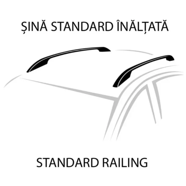 Silenzio CX, set complet de bare portbagaj din aluminiu - 84 cm + 79 cm - Origine RL - C400 - MG MG5 sw 2022-2025 - Sina standard inaltata