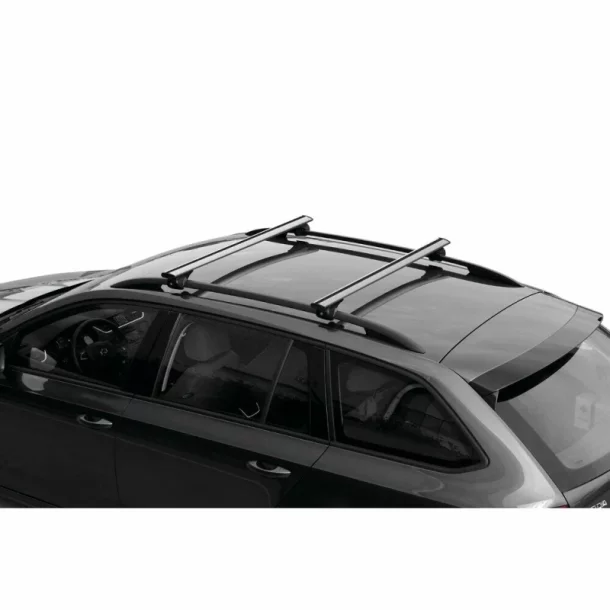 Silenzio Rail, Complete Aluminum Roof Bars Set - M - Evos RA - Volkswagen Golf VIII Variant 2020-Present - Standard railing