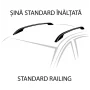 Silenzio In-Rail, Complete Aluminum Roof Bars Set - M - Evos IA - MG ZS Classic 2021-2025 - Standard raised railing - Including electric versions