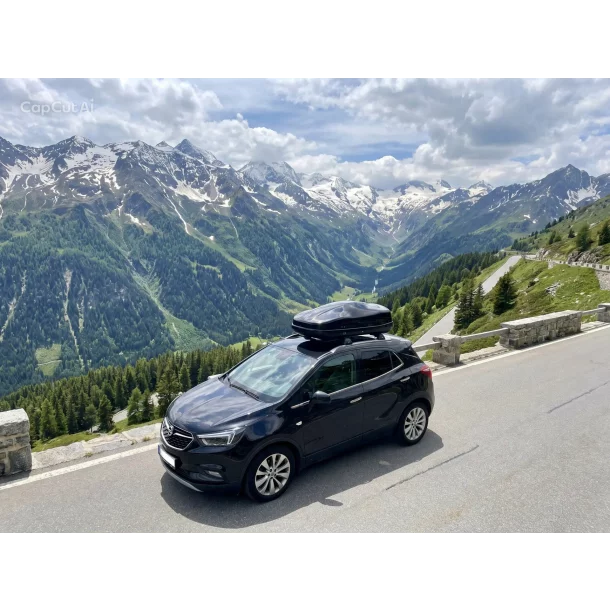Box 480, PST roof box, 480 ltrs - Shiny Black