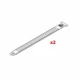 Set of 2 wheel securing straps for bike carriers
