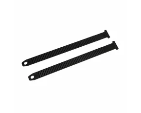 Set of 2 wheel securing straps for bike carriers