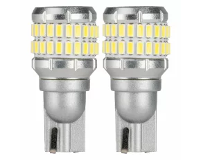 LED Bulbs 48SMD 3014 and 4SMD 3030, 12/24V Reversing, Auxiliary, T15 W16W CANBUS 2pcs - White