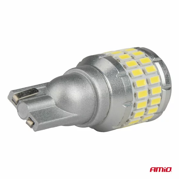 LED Bulbs 48SMD 3014 and 4SMD 3030, 12/24V Reversing, Auxiliary, T15 W16W CANBUS 2pcs - White