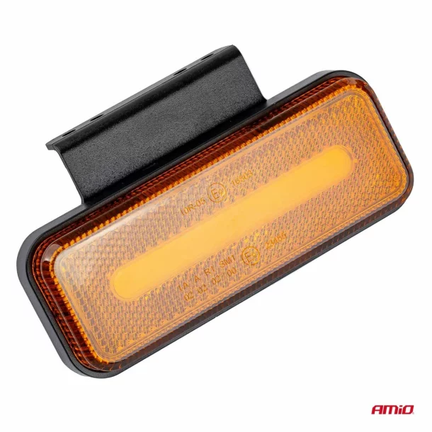 Lampa gabarit LED dreptunghiulara, 124x49mm, 10/30V - Galben