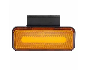 Lampa gabarit LED dreptunghiulara, 124x49mm, 10/30V - Galben