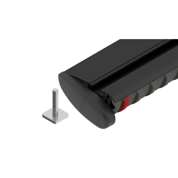 Silenzio Black, pereche de bare portbagaj din aluminiu - XL - 140 cm