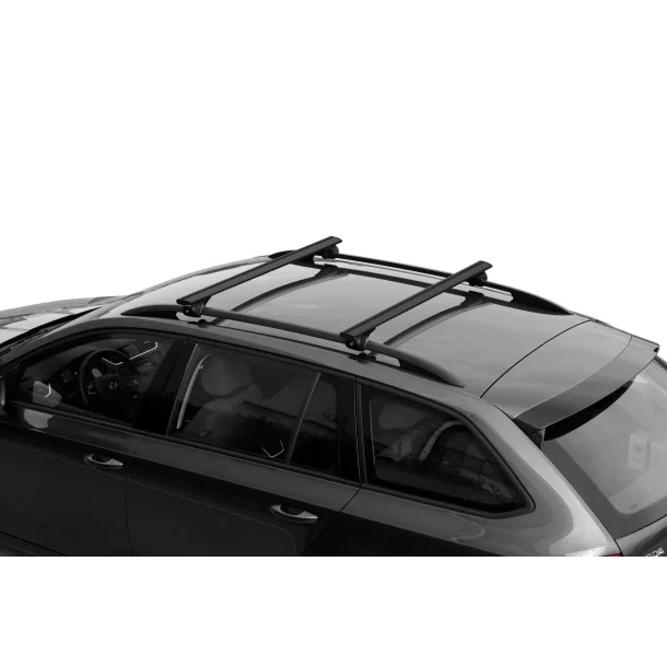Silenzio Black Rail, set complet de bare portbagaj din aluminiu - XL - Evos RA - Citroen C4 Picasso 2007-2013 - Sina standard inaltata