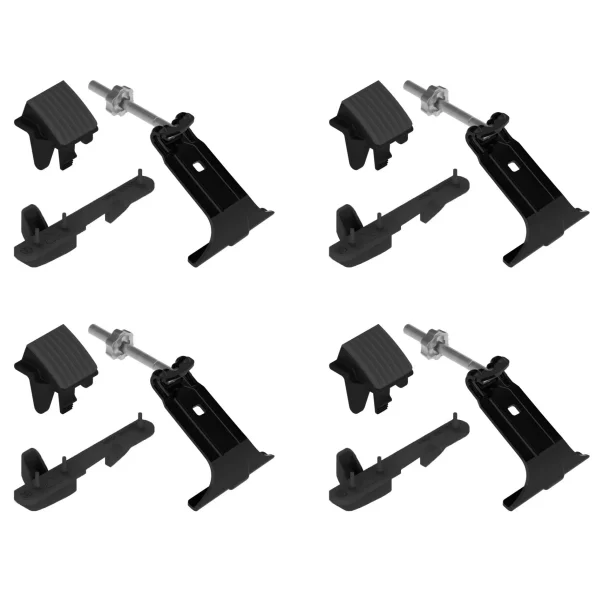 Kit de montare pentru bare portbagaj Snap si Silenzio Cx - K8 - Bmw X1 (U11), Fiat Tipo 5p, Tipo Cross, Tipo sw, Ford Kuga, Land Rover Range Rover Velar, Mercedes Classe E sw, Skoda Enyaq 5p, Volvo V60, V60 Cross Country, XC60