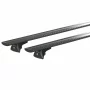 Silenzio Black In-Rail, set complet de bare portbagaj din aluminiu - M - Evos IA - Audi A4 Avant 2008-2015 - Sina incastrata la nivel - Si cu trapa