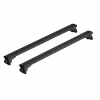 Silenzio Black In-Rail, set complet de bare portbagaj din aluminiu - M - Evos IA - Audi A4 Avant 2008-2015 - Sina incastrata la nivel - Si cu trapa