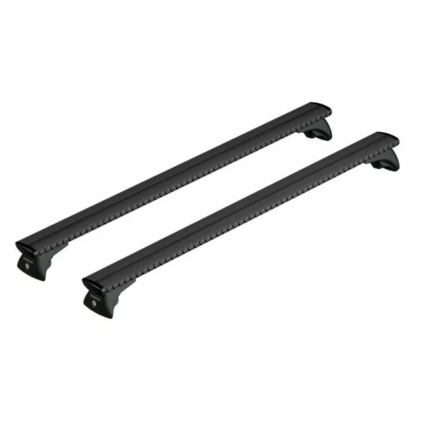 Silenzio Black In-Rail, set complet de bare portbagaj din aluminiu - M - Evos IA - Bmw i5 Touring elettrica 2024-prezent - Sina incastrata la nivel