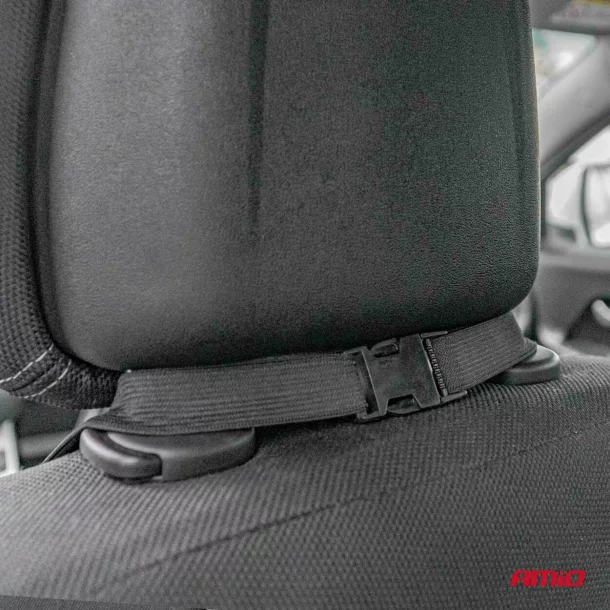 Husa scaun auto cu incalzire in doua trepte 12V Amio - Negru