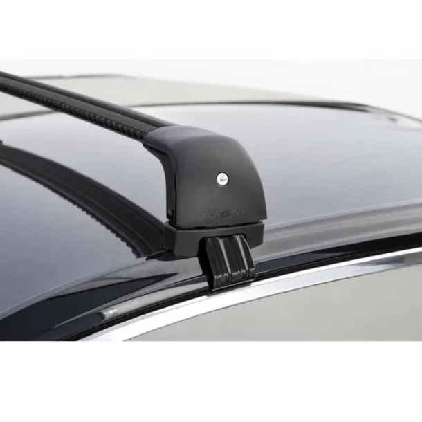 Silenzio CX Black, set complet de bare portbagaj din aluminiu - 104 cm + 104 cm - Origine RF - C252 - Abarth 600e 5p 2025-prezent - Acoperis standard - inclusiv versiuni electrice