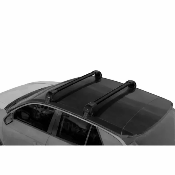 Silenzio CX Black, set complet de bare portbagaj din aluminiu - 104 cm + 104 cm - Origine RF - C252 - Abarth 600e 5p 2025-prezent - Acoperis standard - inclusiv versiuni electrice