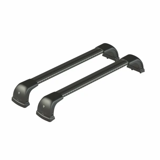 Silenzio CX Black, teljes alumínium tetőcsomagtartó készlet - 104 cm + 99 cm - Origine RF - C274 - Land Rover Defender 110 2019-napjainkig - Réselt profil - panorámatetővel is