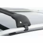 Silenzio CX Black, set complet de bare portbagaj din aluminiu - 104 cm + 99 cm - Origine RL - C401 - Peugeot Rifter 2018-2022 - Sina standard inaltata - Ampatament standard