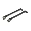 Silenzio CX Black, set complet de bare portbagaj din aluminiu - 104 cm + 99 cm - Origine RL - C401 - Peugeot Rifter 2018-2022 - Sina standard inaltata - Ampatament standard