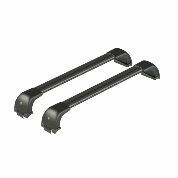 Silenzio CX Black, Complete Aluminum Roof Bar Set - 109 cm + 104 cm - Origine RF - C237 - Cupra Leon 5 doors 2020-present - Standard roof - Including panoramic roof