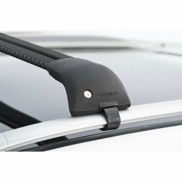 Silenzio CX Black, set complet de bare portbagaj din aluminiu - 84 cm + 79 cm - Origine RL - C401 - Jeep Cherokee 2014-2018 - Sina standard inaltata