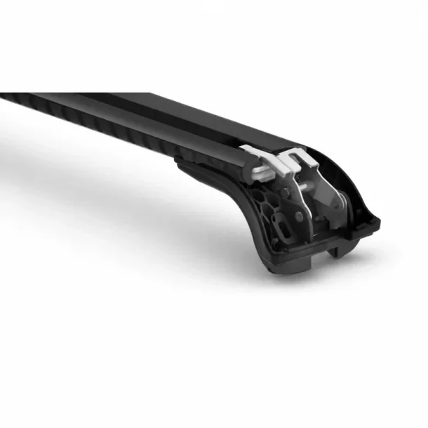 Silenzio CX Black, set complet de bare portbagaj din aluminiu - 84 cm + 79 cm - Origine RL - C410 - Opel Mokka 2012-2016 - Sina incastrata la nivel