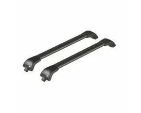 Silenzio CX Black, set complet de bare portbagaj din aluminiu - 89 cm + 84 cm - Origine RL - C401 - Dacia Bigster 5p 2025-prezent - Sina standard inaltata