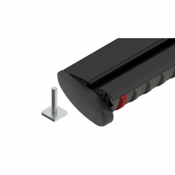 Silenzio CX Black, set complet de bare portbagaj din aluminiu - 94 cm + 89 cm - Origine RF - C170 - Opel Corsa E 5 usi 2014-2019 - Puncte fixe - Inclusiv plafon panoramic