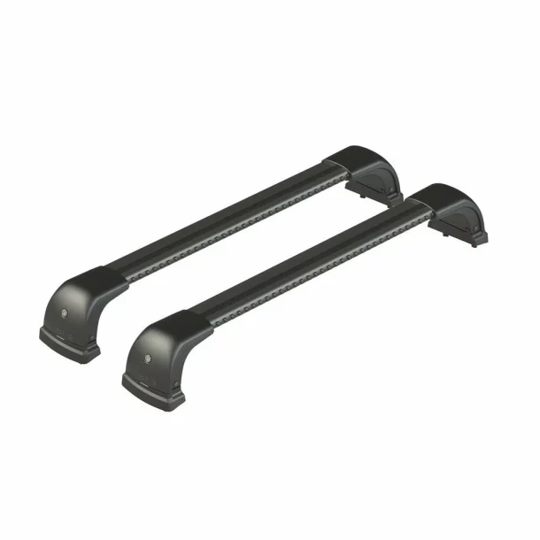 Silenzio CX Black, set complet de bare portbagaj din aluminiu - 94 cm + 89 cm - Origine RF - C170 - Opel Corsa E 5 usi 2014-2019 - Puncte fixe - Inclusiv plafon panoramic