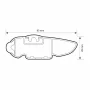Silenzio CX Black, set complet de bare portbagaj din aluminiu - 99 cm + 89 cm - Origine RF - C059 - Saab 9-3 SportHatch 2002-2012 - Puncte fixe